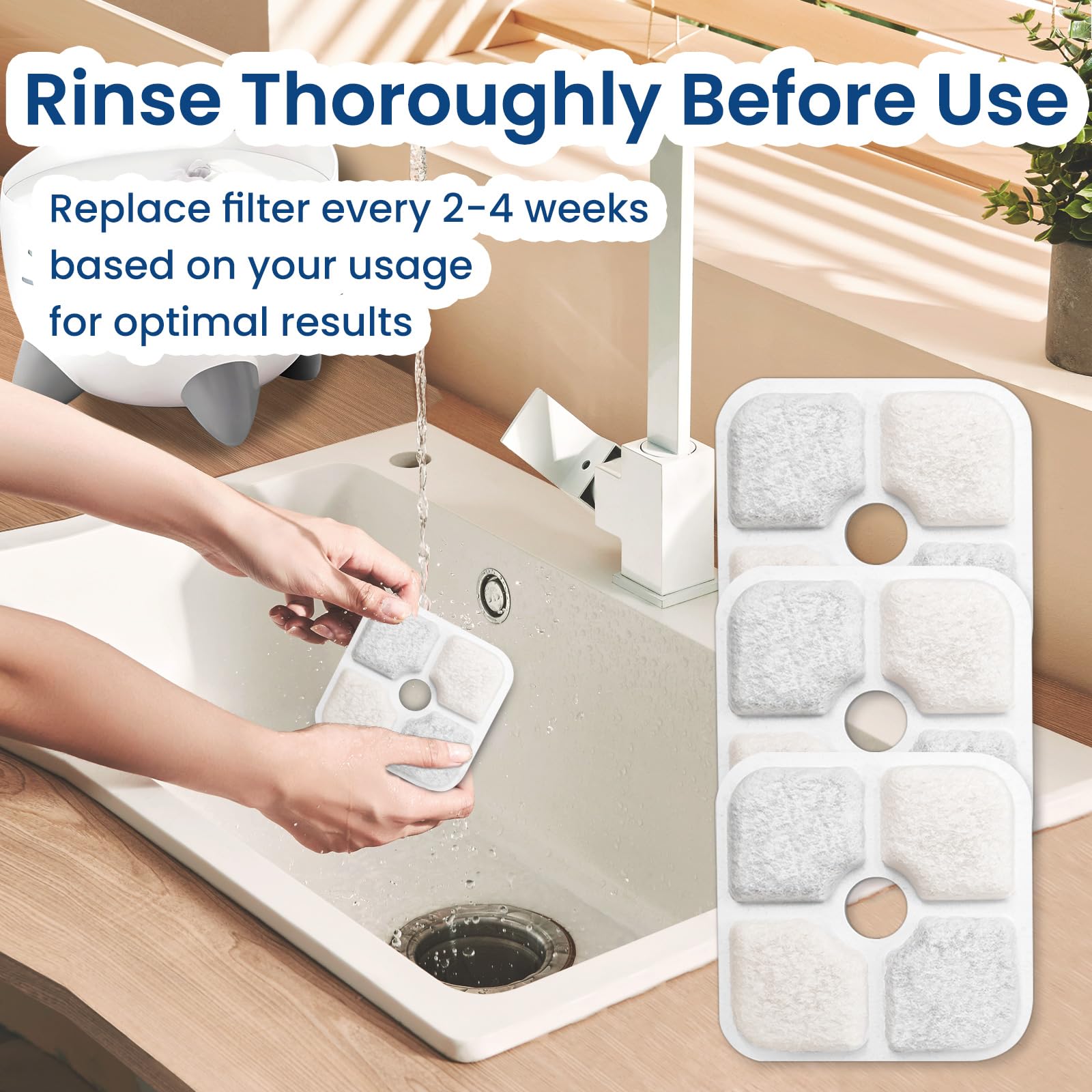 Filtre TidiRob PIXI, installation rapide et efficace.