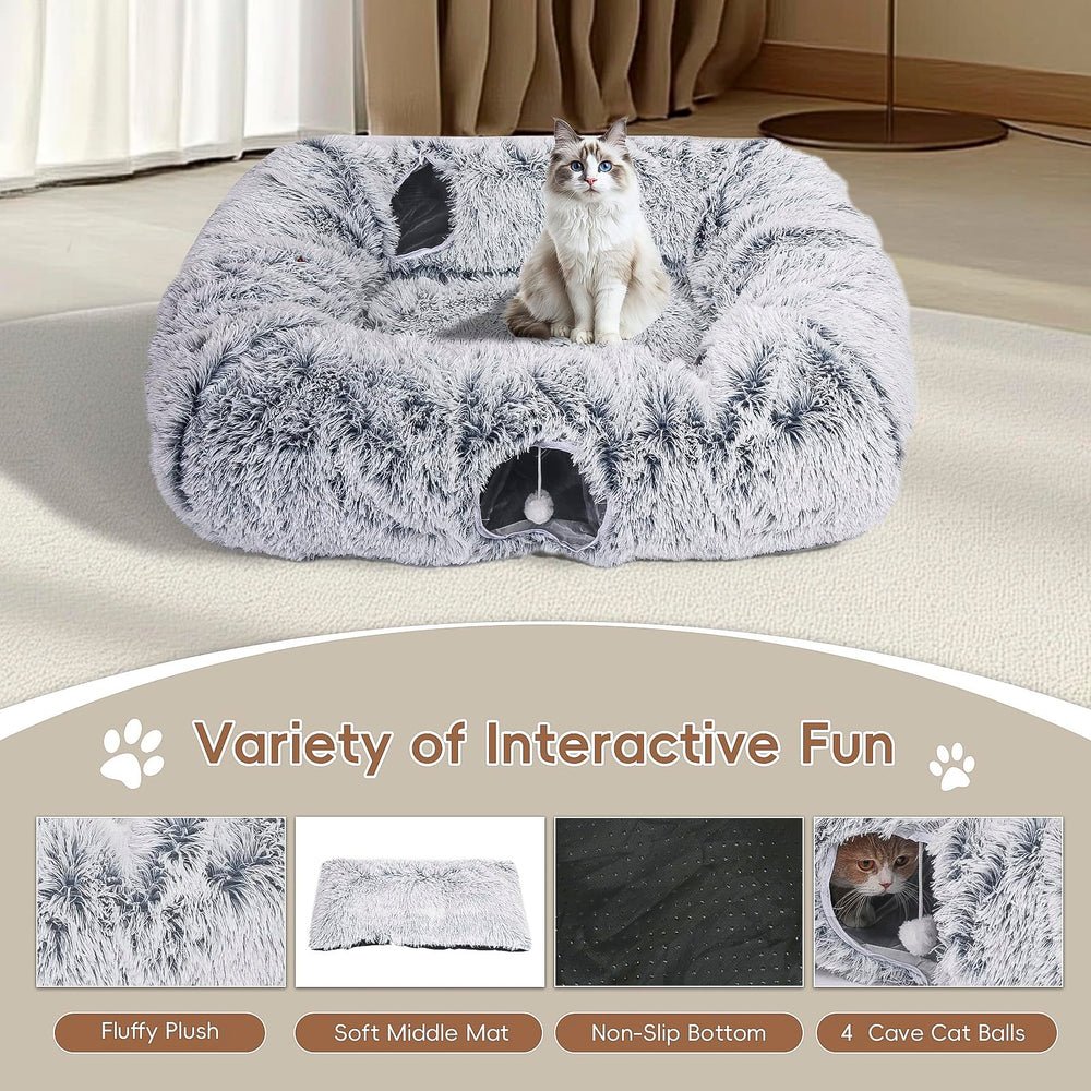 Tidjani-tunnel-chat-structure-acier: cadre stable pour les jeux.