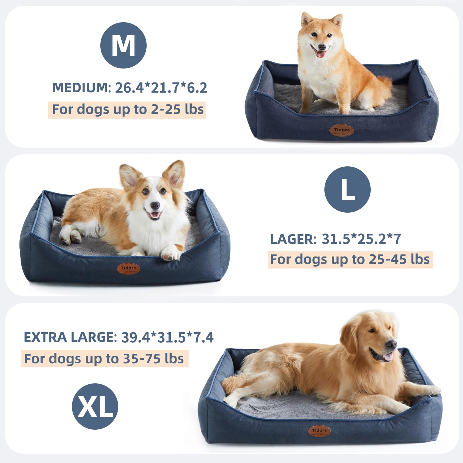 Tidore: doublure impermable etanche pour lit chien, protection contre les deversements.