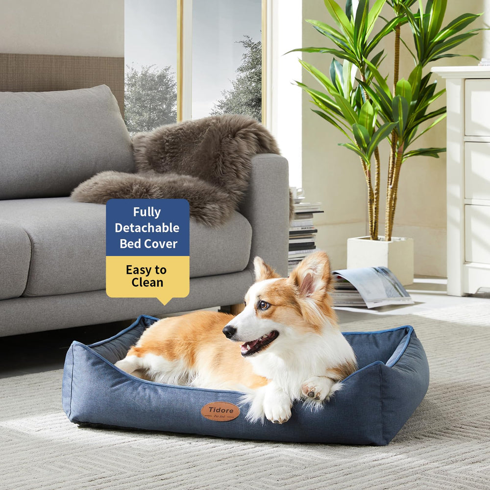 Tidore: housse amovible lavable pour lit chien orthopedique, nettoyage pratique.