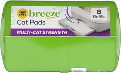 Tampons jetables Breeze facilitant le nettoyage autour de la litière