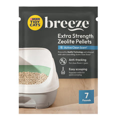 Purina Tidy Cats Breeze pellets parfumées pour lutter contre les odeurs.