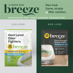 Purina Tidy Cats Breeze pellets sans poussiere pour litiere propre.