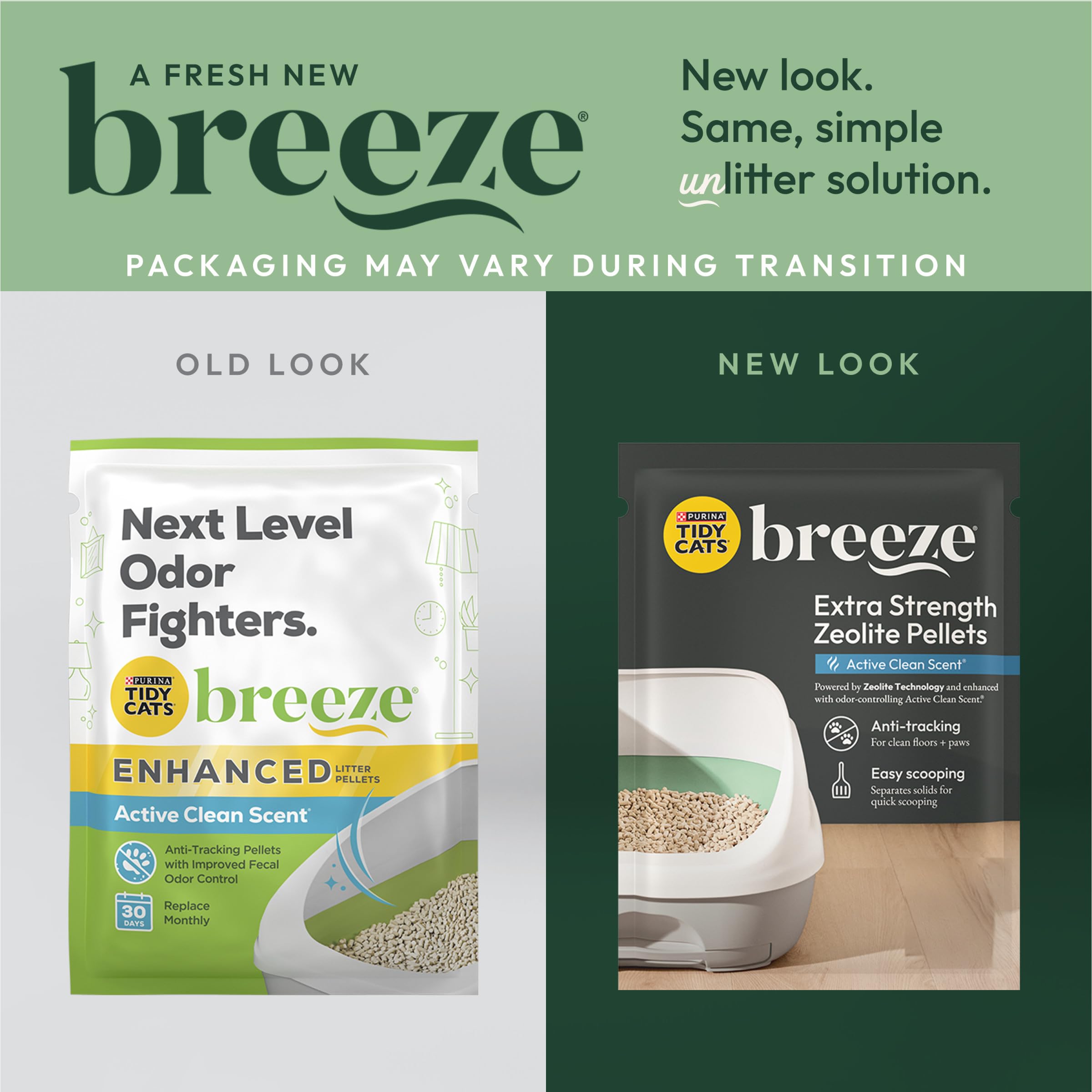 Purina Tidy Cats Breeze pellets sans poussière pour un bac propre