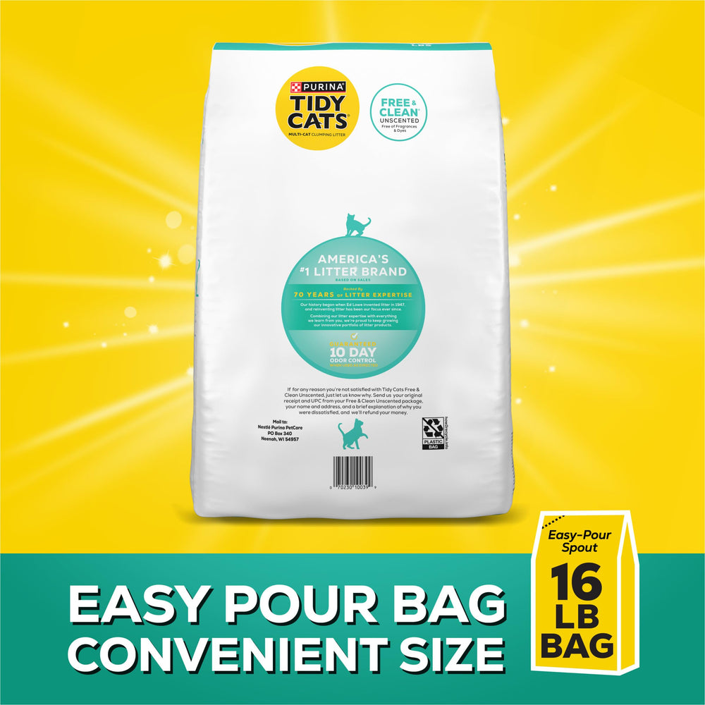 Litière Tidy Cats Sans Colorants: option neutre pour les utilisateurs sensibles