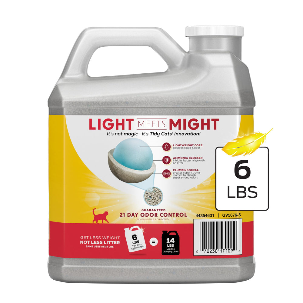 Purina Tidy Cats LightWeight usage 24/7 pour une propreté constante.