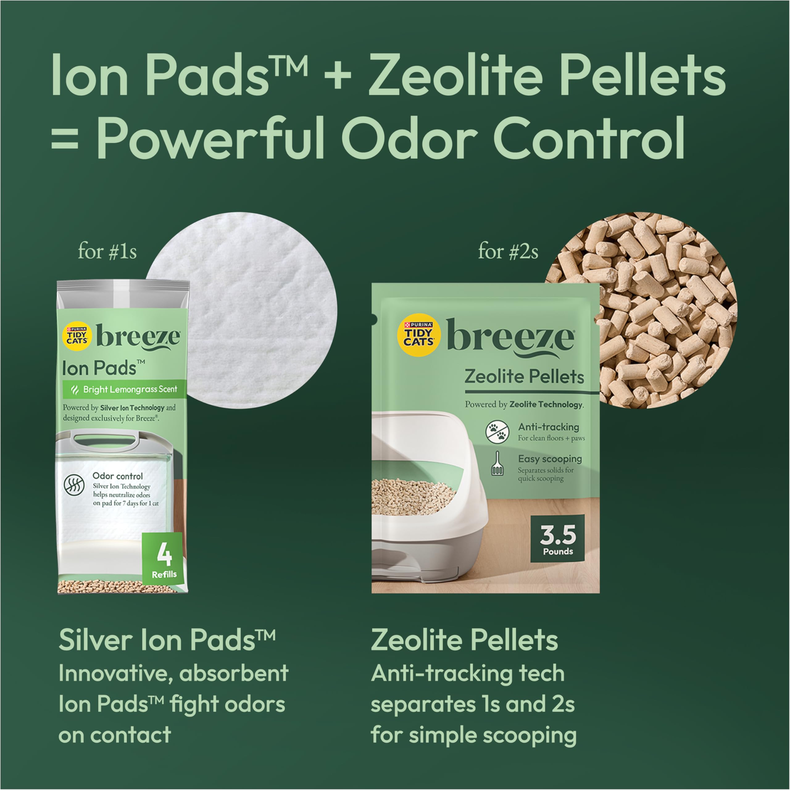 Pelle-litière Breeze, nettoyage rapide et efficace.