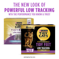 Purina Tidy Cats Performance Plus Tidy Feet: grains spéciaux limitant la traînée hors bac
