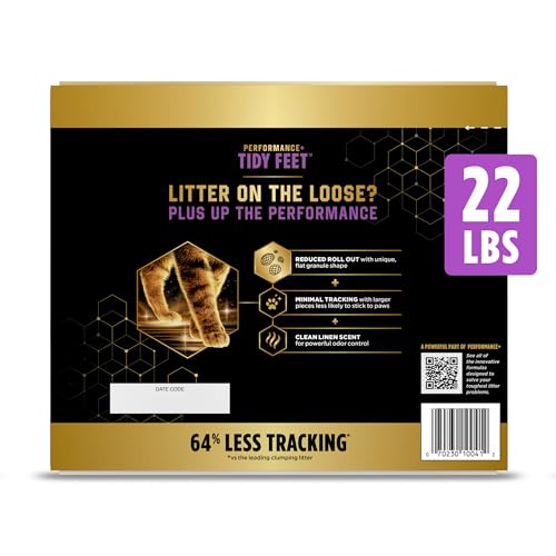 Purina Tidy Cats Performance Plus Tidy Feet: réduction des résidus sur les pattes