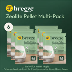 Purina Tidy Cats Breeze : pellets sans poussière pour un coin litière plus propre.