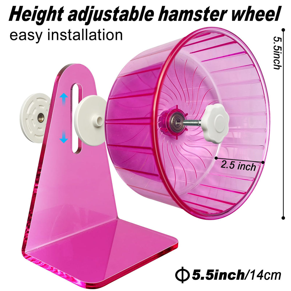 TieLishor roue hamster confort: piste large pour course détendue.