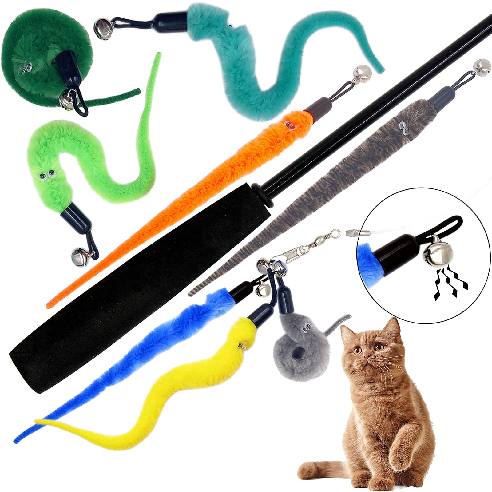 TIENAILING consignes-securite-jeu-chat: surveiller le chat pendant le jeu pour la sécurité.