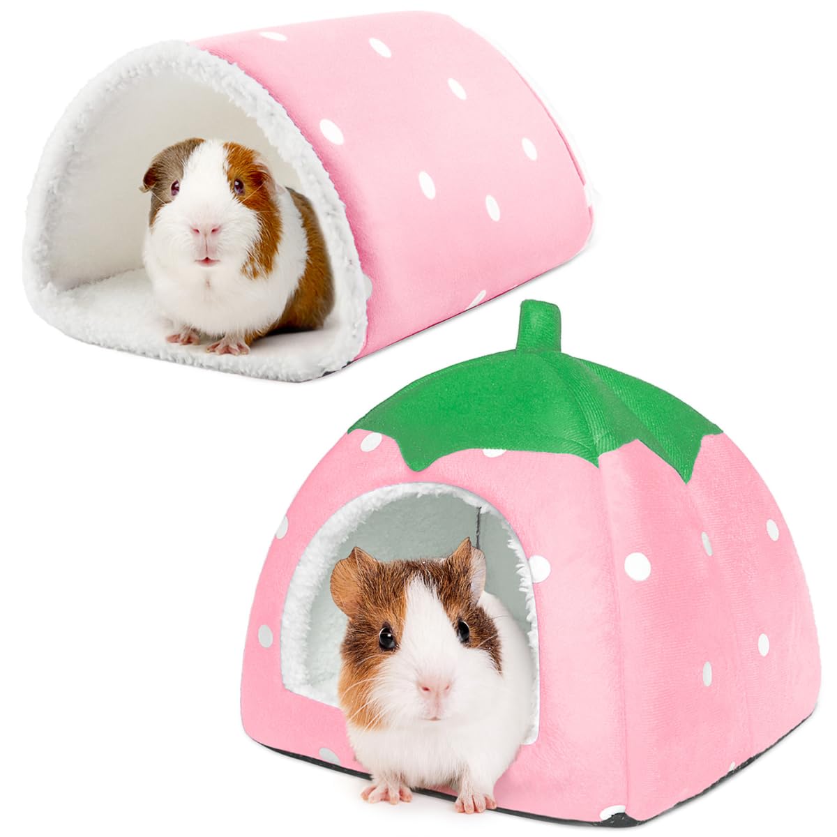 TiereCare abri intérieur pour cochon d’Inde, refuge sûr et confortable.