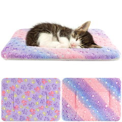 Tierecare couverture chat double-face, motif varié et confort accru.