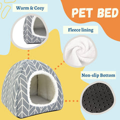 Tierecare nid cache petits animaux compact: abri polyvalent et pratique.