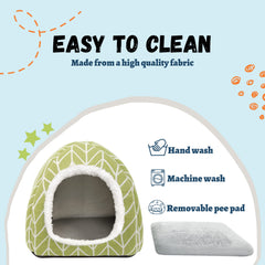 Tierecare refuge petits animaux anti-glisse: base stable pour l'utilisation en cage.