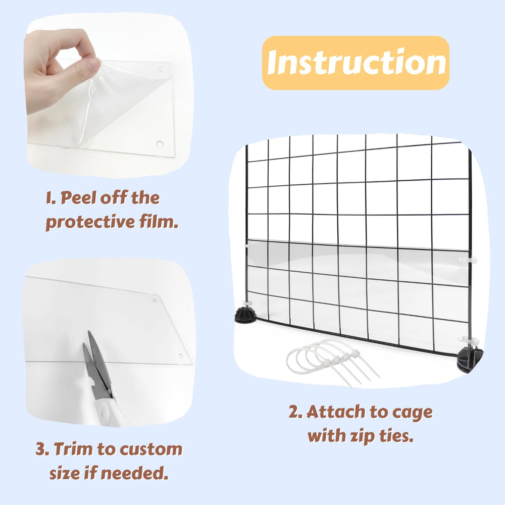 Tièrecare utilisation quotidienne, protection du cage et du sol