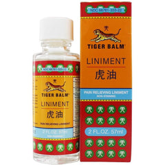 Format compact prêt pour le sac de voyage Tiger Balm Liniment.