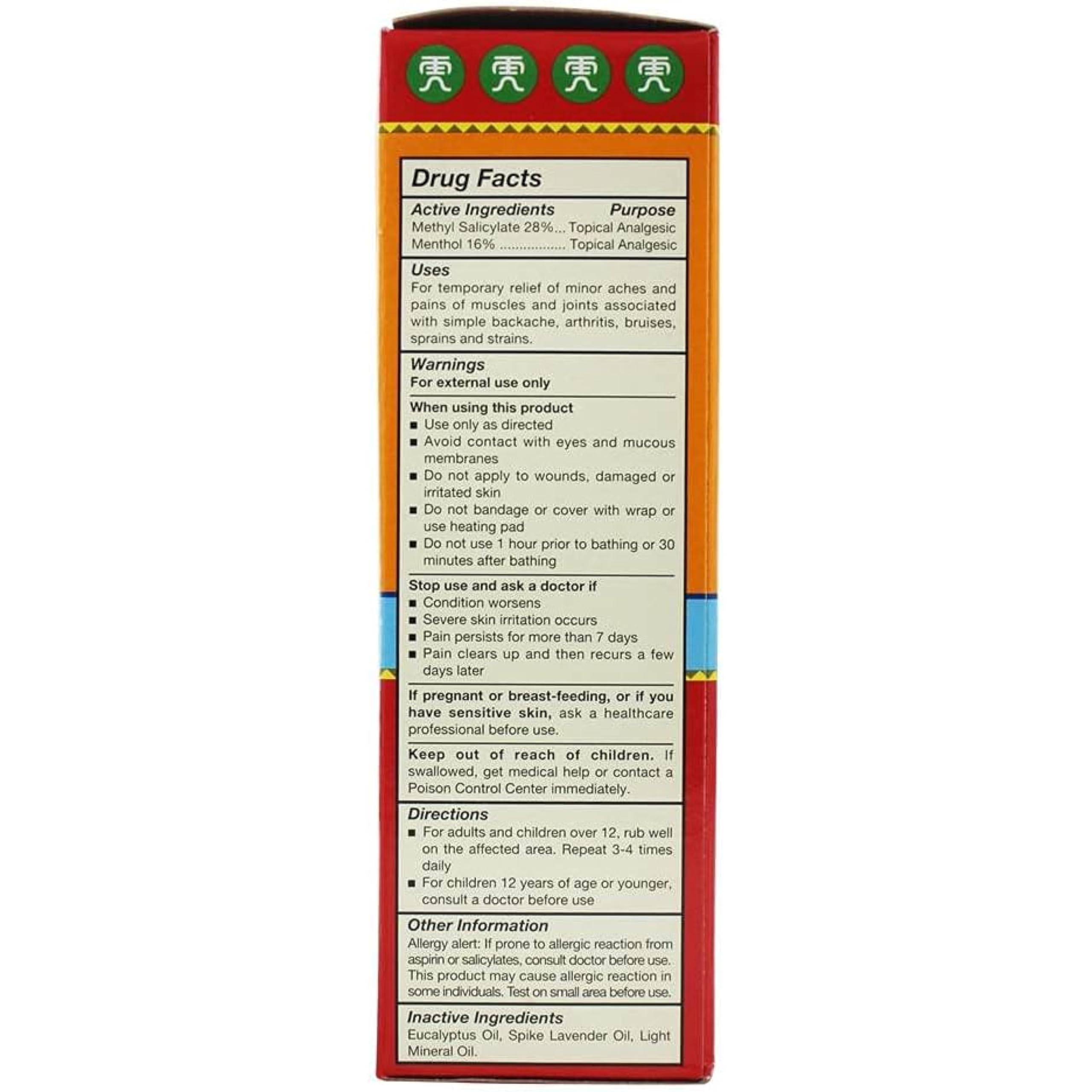 Rangement pratique dans tiroirs et armoires avec Tiger Balm Liniment.
