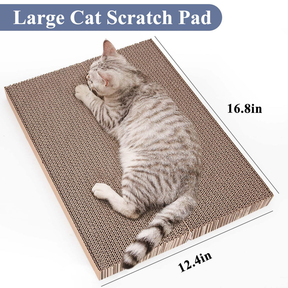 TIGOADT grattoir-carton durable pour chat recharge fiable