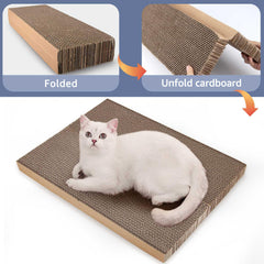 TIGOADT grattoir-carton chat dimensions 16,8x12,4 pouces pour reuse pratique
