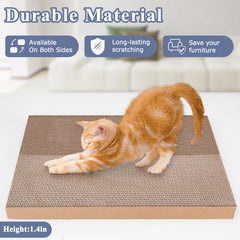 TIGOADT grattoir-chat-carton reversible pour utilisation longue