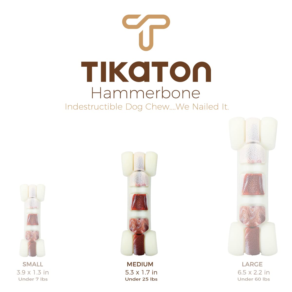 Jouet Hammerbone utilisable au quotidien pour occuper votre chien.