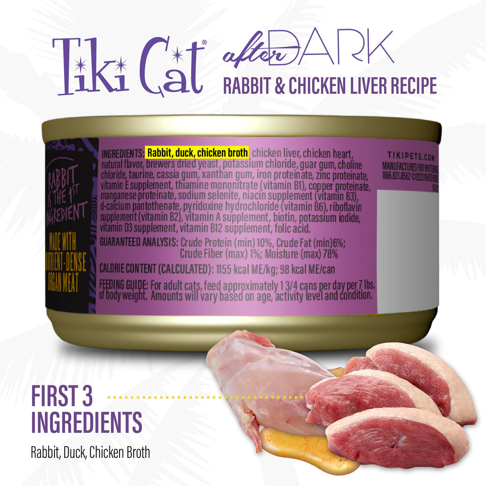 Texture douce du pâté After Dark pour une alimentation agréable.