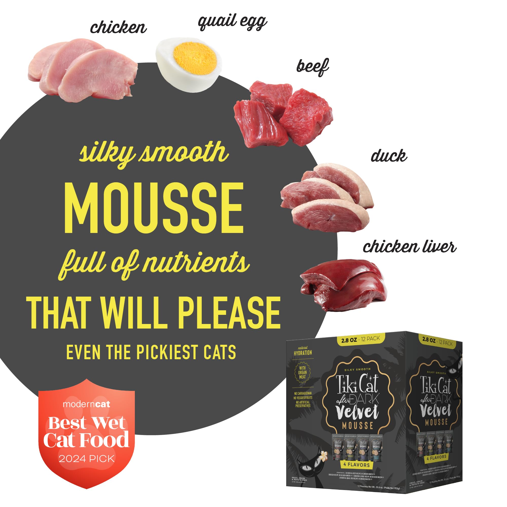 Variation de saveurs dans le pack Velvet Mousse After Dark