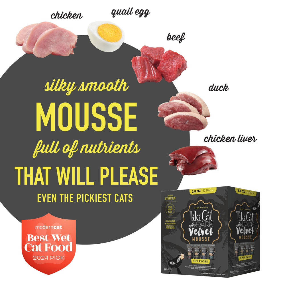 Variation de saveurs dans le pack Velvet Mousse After Dark