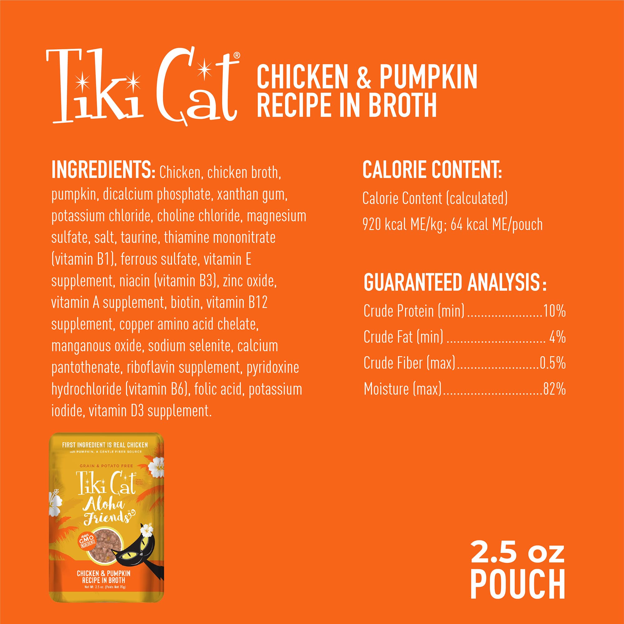 Tiki Cat Aloha Friends — sachet haute teneur en eau, aide à l hydratation quotidienne.