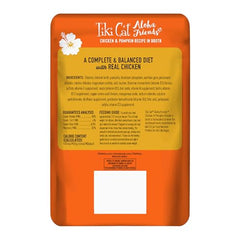 Tiki Cat Aloha Friends — sachet protéine élevée avec poulet, nutrition non médicale.