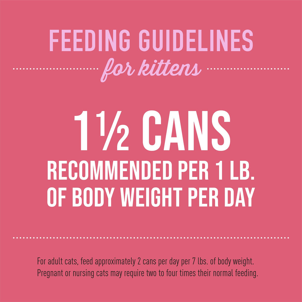 Ingrédients sans OGM dans Tiki Cat Baby, option naturelle pour chatons.