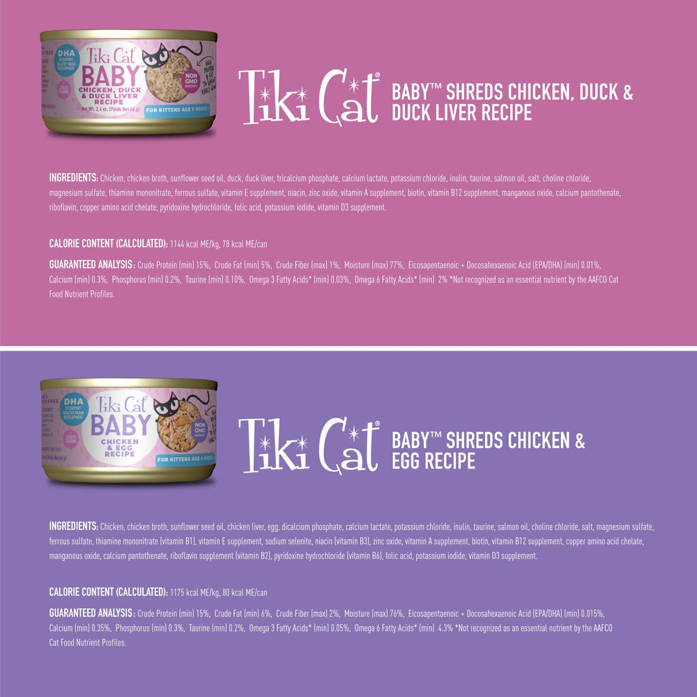 Tiki Cat Baby – prébiotiques pour digestion douce