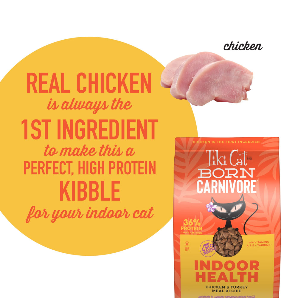 Tiki Cat Born Carnivore taurine et vitamines, soutien potentiel du systeme immunitaire.