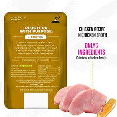 Tiki Cat Compléments au poulet, sachet présent, avec arôme appétissant.