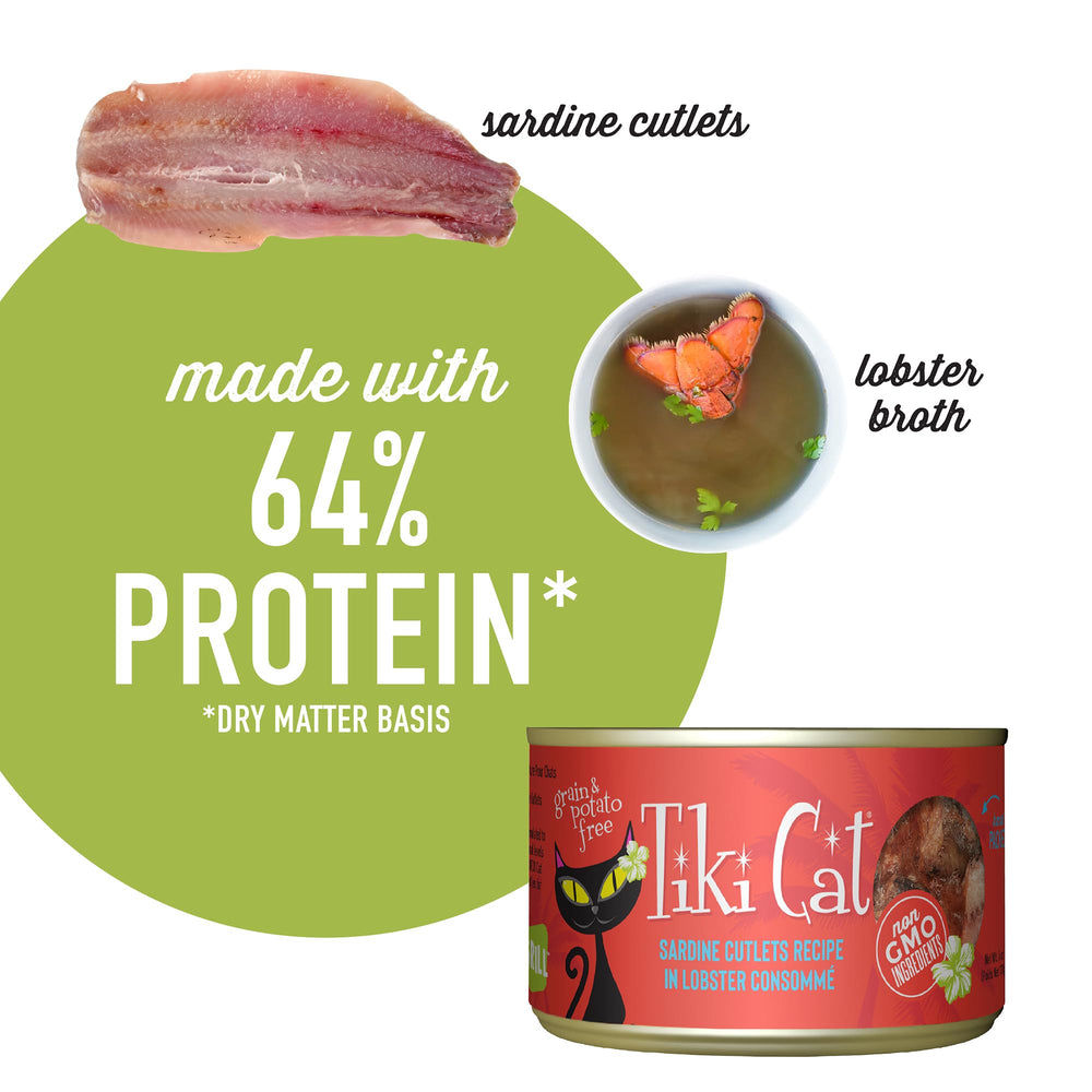 Tiki Cat Grill ingrédients riches et nutrition équilibrée.