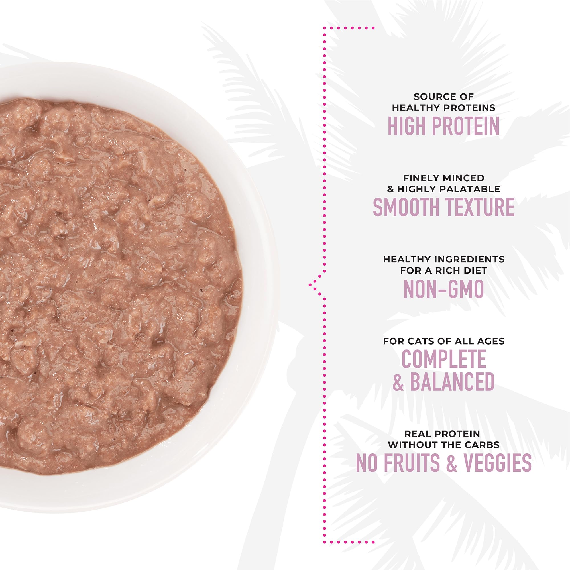 Tiki Cat Grill Pâté ingrédients non-GMO : ingrédients sains et sans OGM.
