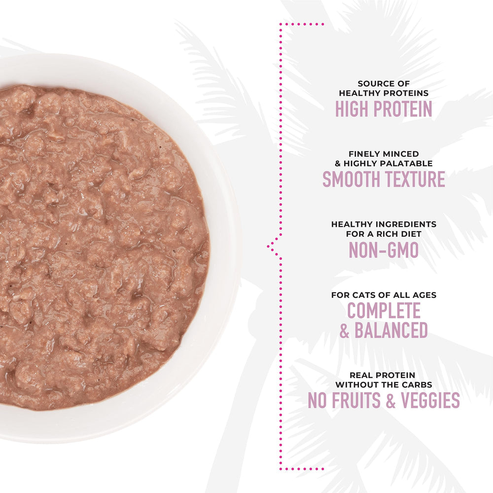 Tiki Cat Grill Pâté ingrédients non-GMO : ingrédients sains et sans OGM.