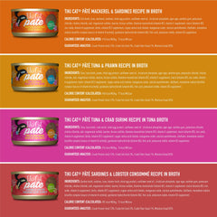 Tiki Cat Pate poisson-soft, texture fine, pratique pour les repas quotidiens.