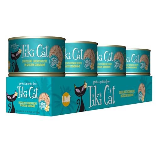 TIKI CAT Puka Puka Consommé Poulet – Consommé savoureux aidant l’hydratation.