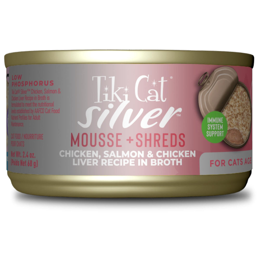 Emballage du Tiki Cat Silver Comfort, pratique pour doser facilement.