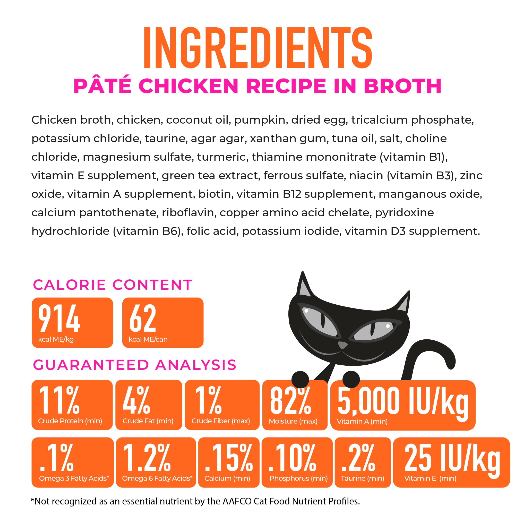 Tiki Cat Silver Sans céréales, pâte de poulet adaptée à la digestion.
