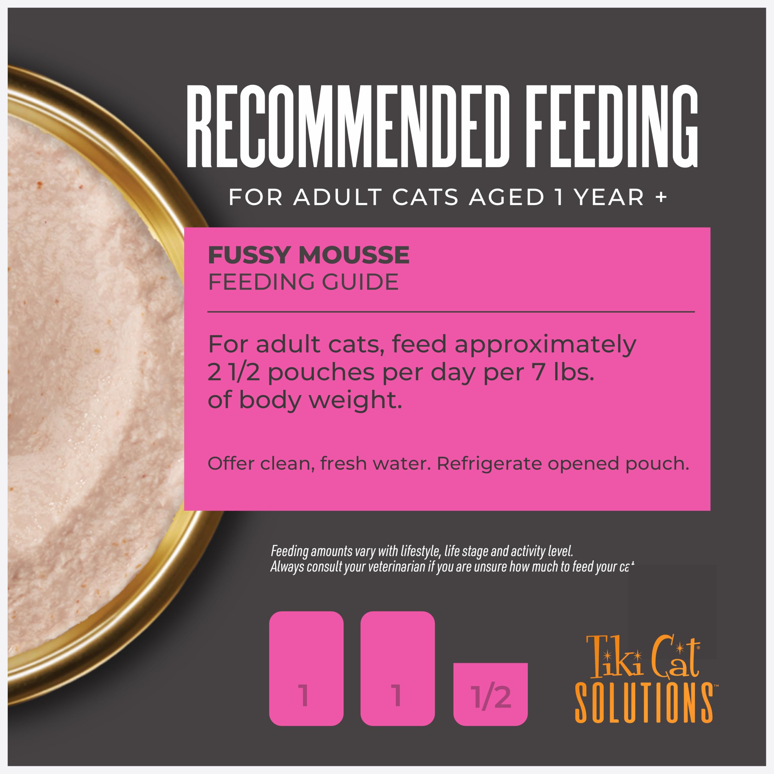 Tiki Cat Solutions Mousse Fussy – formulation élaborée par vétérinaires et nutritionnistes