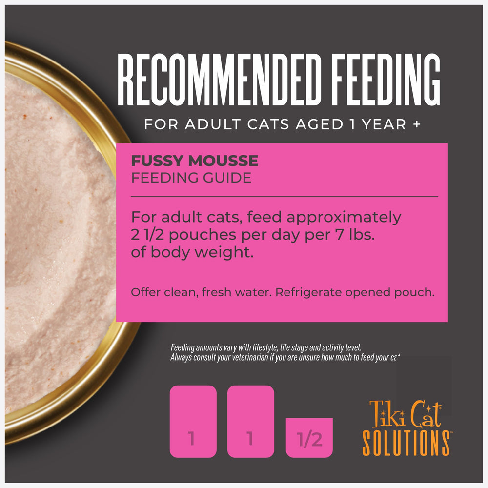 Tiki Cat Solutions Mousse Fussy – formulation élaborée par vétérinaires et nutritionnistes