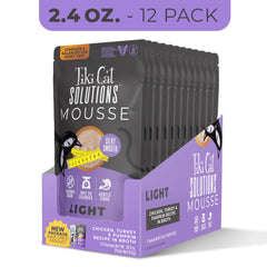 Mousse potiron Tiki Cat Solutions Light, arôme naturel.