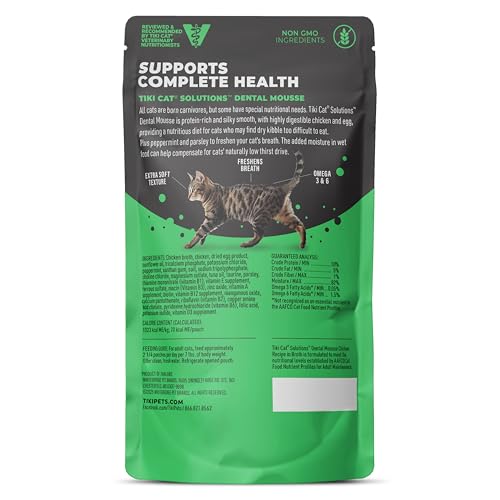 Tiki Cat Solutions Mousse Dentaire : bouillon riche pour hydratation