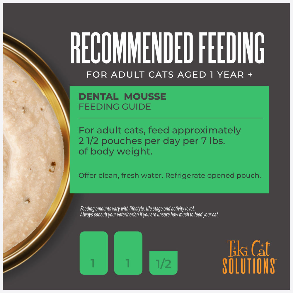 Tiki Cat Solutions Mousse Dentaire : formulation par vétérinaires et nutritionnistes