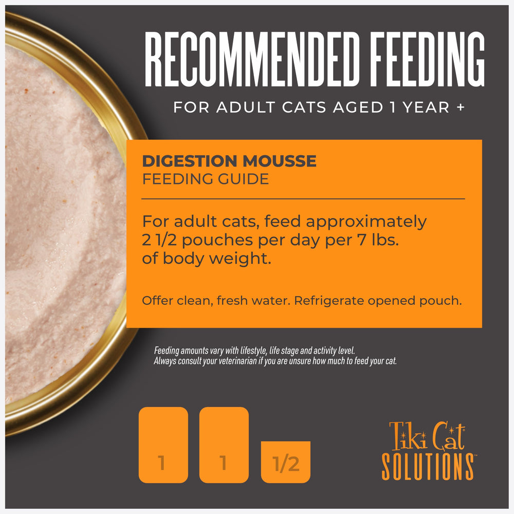 Tiki Cat Solutions Mousse Formule par Veterinaires, confiance en nutrition animale.