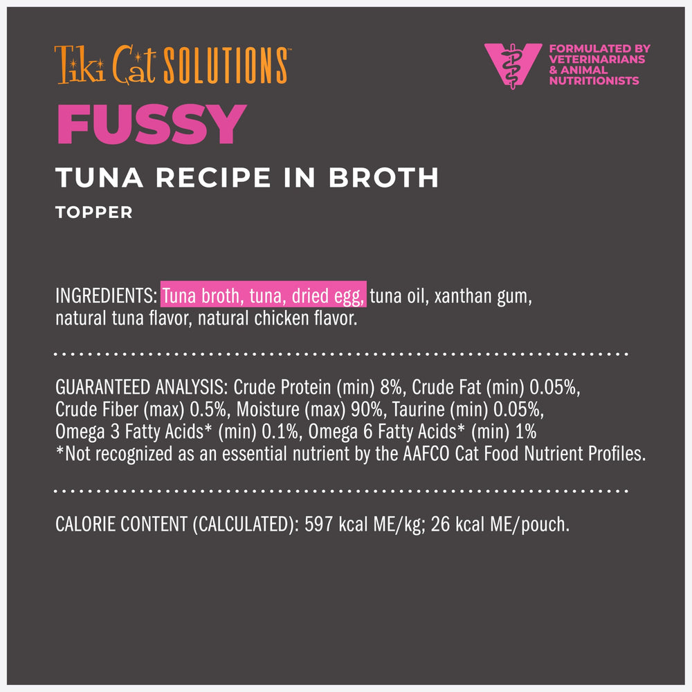 Texture Ultra du Topper Fussy, présentation appétissante pour chats exigeants.
